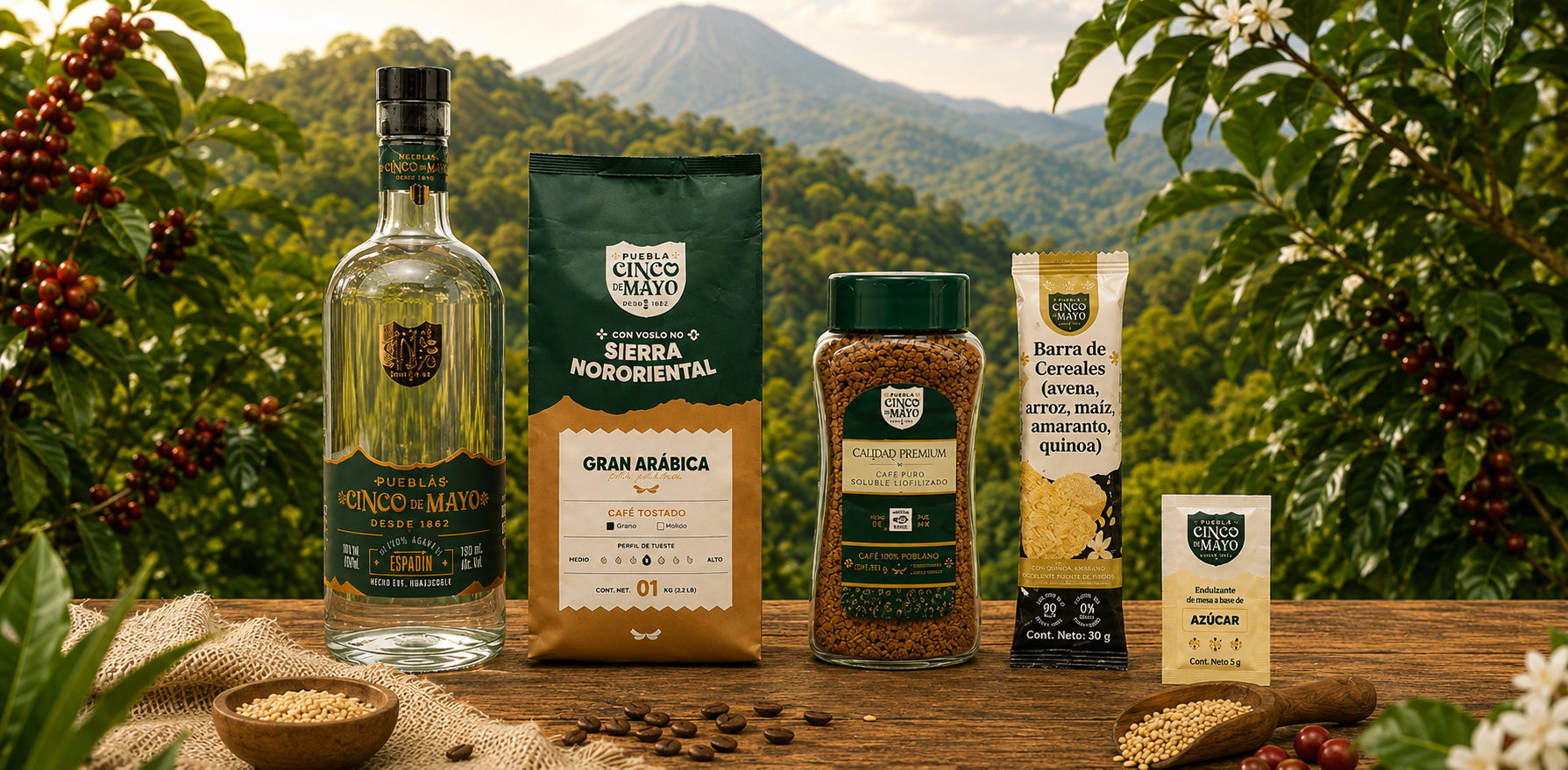 Productos marca Puebla Cinco de Mayo